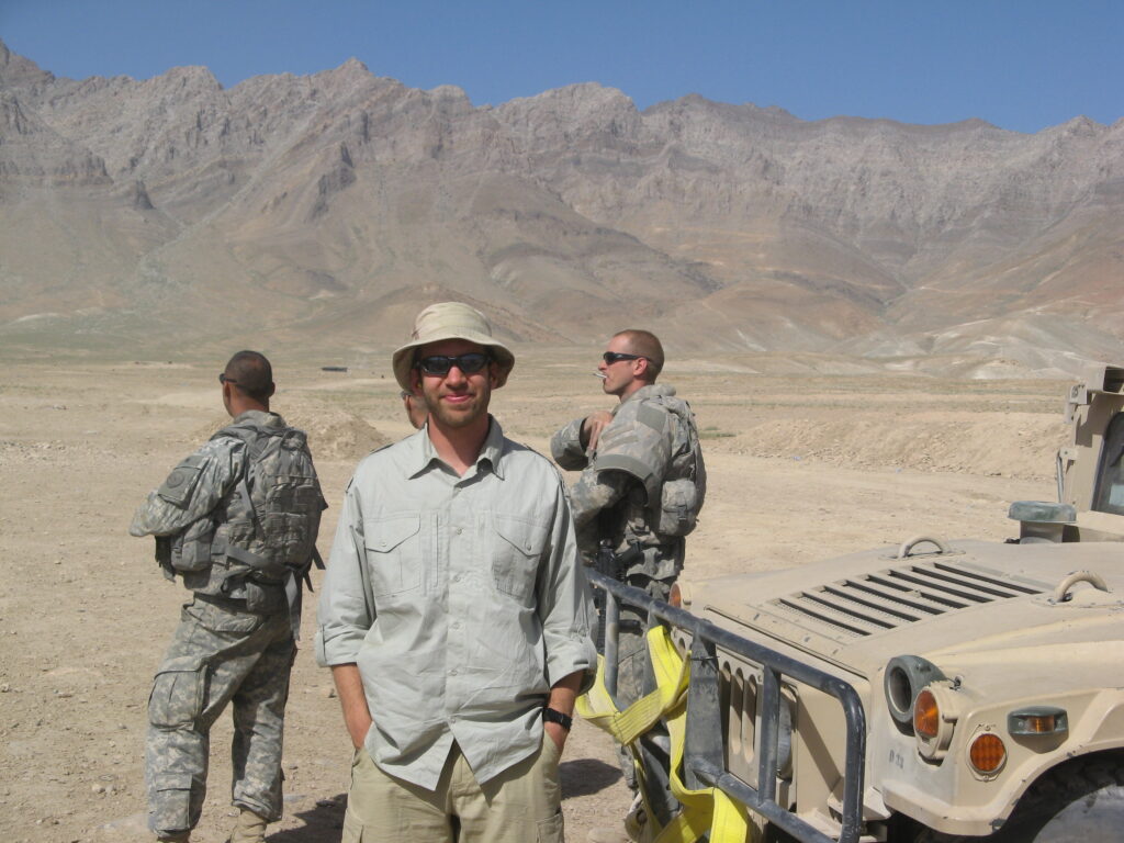 Ryan near Kabul